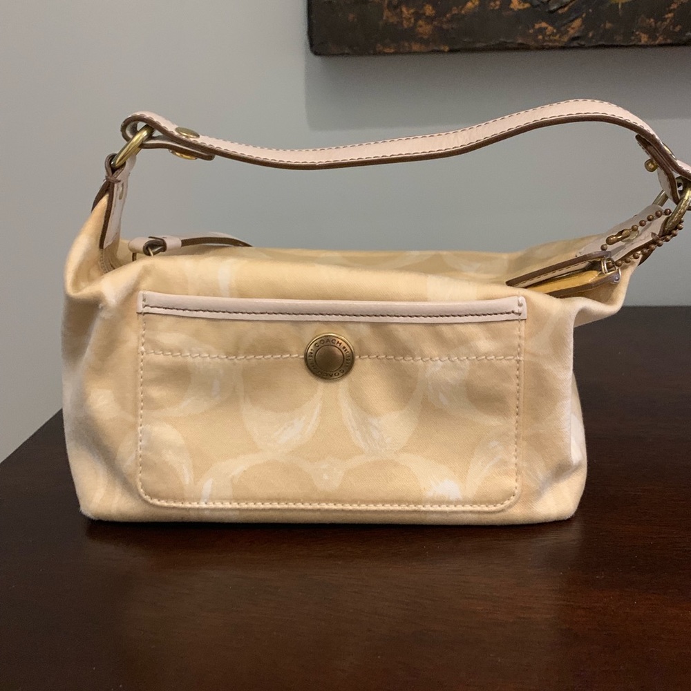 Authentic Cream Coach Bag